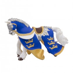 Papo Koning Arthur blauw Paard