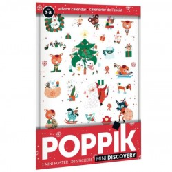 Poppik Mini stickers Adventskalender