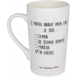 Mug XL "Le matin avant mon café..."