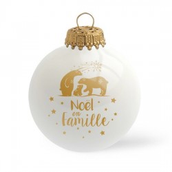 Boule de Noël "Noël en Famille"