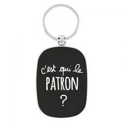 Sleutelhanger "C'est qui le patron ?"