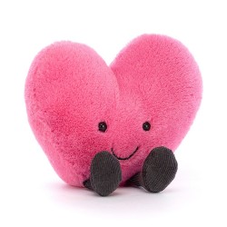 Knuffel hart amuseable roze Jellycat