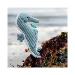 Knuffel Ptipotos zeepaardje moeder/baby mint