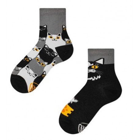 Chaussettes enfant Chat noir