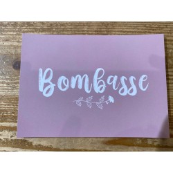 Carte simple Bombasse