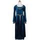 Robe Lady Guinevere turquoise (6-10 ans)