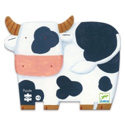 Puzzle Les vaches à la ferme (24 pcs)