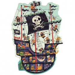 Jumbo puzzel - Piratenschip (36 stuks)