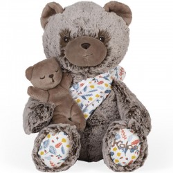 kaloo linoo knuffel papa mama bear en baby (35 cm)