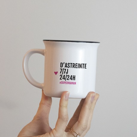 Mug "D'astreinte 7/7j 24/24h""