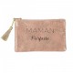 Pochette "Maman parfaite" rose brillant