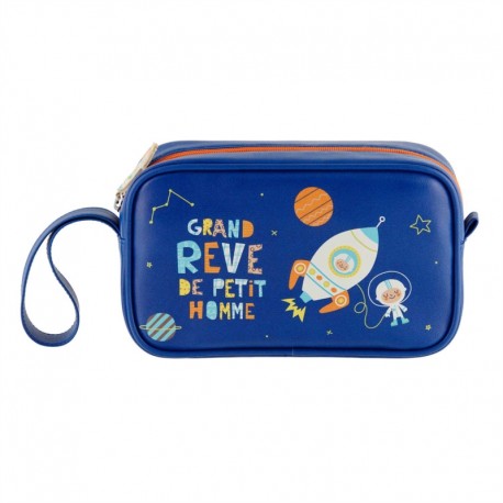 Trousse de toilette "Grand rêve de petit homme"