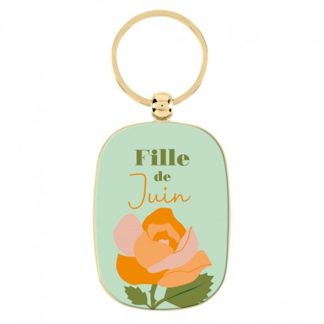 Porte-clef "Fille de juin"