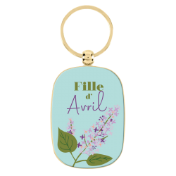 Porte-clef "Fille d'avril"