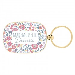 Porte-clef "Mademoiselle discrète"