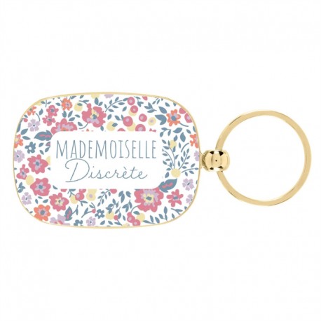 Porte-clef "Mademoiselle discrète"