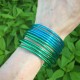 Boeddhistische armband groen dun