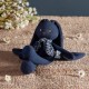 Pantin lapinoo lapin bleu nuit Kaloo (25 cm)