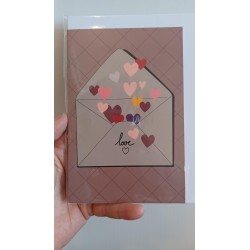 carte double "Love" (+ enveloppe)