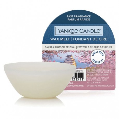 Tartelette ou fondant festival des fleurs de sakura Yankee candle