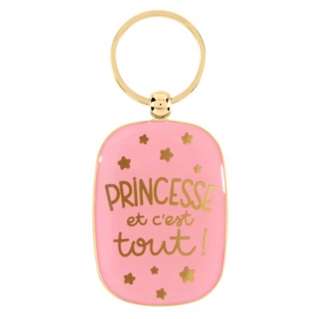 Porte-clef "Princesse et c'est tout"