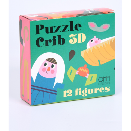 3D puzzel Kerststal - Ingela Arrhenius