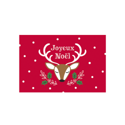 carte double "Joyeux Noël" (+ enveloppe)