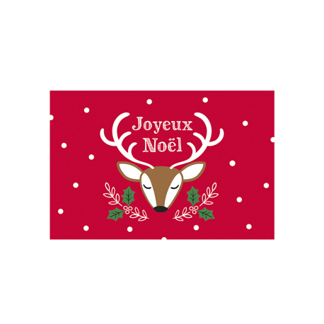 carte double "Joyeux Noël" (+ enveloppe)
