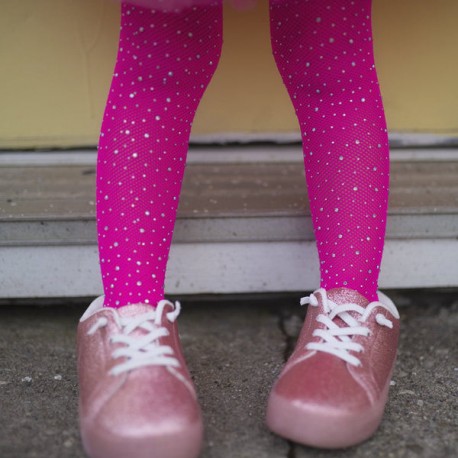 Fuchsia panty met strass (3-8 jaar)