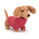 Worst hond roze sweater Jellycat