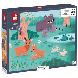 Panoramische puzzel 4 Seizoenen WWF (36 stuks)