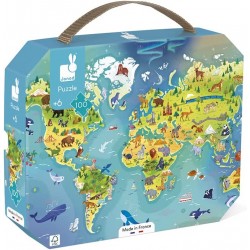 Puzzle Le monde (100 pcs)
