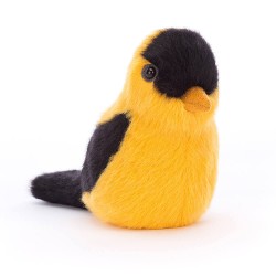 Gele distelvink vogeltje Jellycat (10 cm)