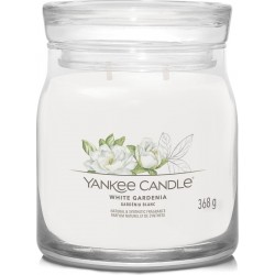 Bougie signature Gardenia blanc medium Yankee Candle