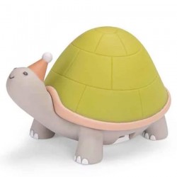 Nachtlampje Schildpad "Trois petits lapins" (USB)