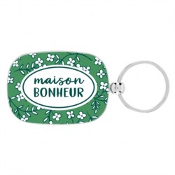 Porte-clef "Maison bonheur"