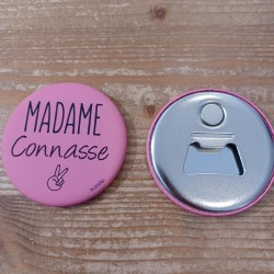 Magnetische flesopener "Madame connasse"