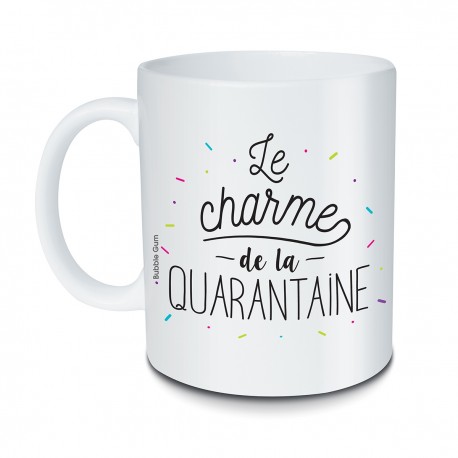 Mug "le charme de la quarantaine"