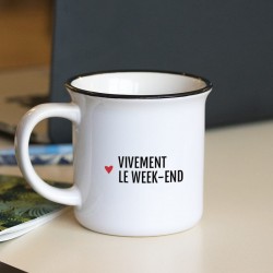 Mug "Vivement le week-end"