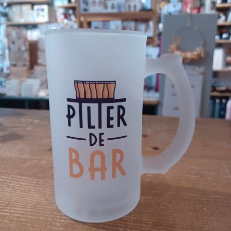 Glasbier "Pilier de bar"