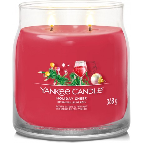 Kaars signature Holiday cheer medium Yankee Candle