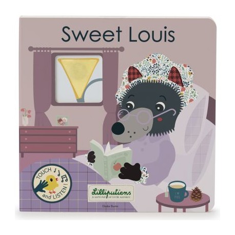 Voelboek met geluiden "Sweet Louis"