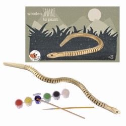 Serpent en bois à peindre