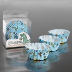 Cupcake papiertjes Dino