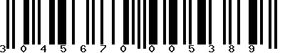 EAN : 3045670005389