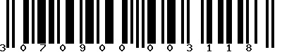 EAN : 3070900003118