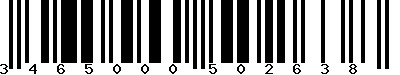 EAN : 3465000502638