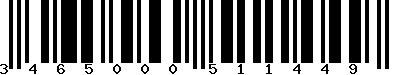 EAN : 3465000511449