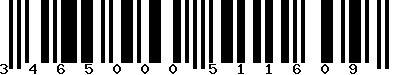 EAN : 3465000511609