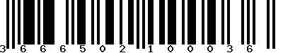 EAN : 3666502100036
